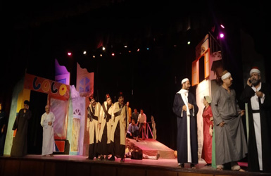 ابن الريح على مسرح قصر ثقافة الزقازيق 