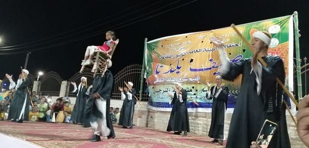 تنورة ملوي للفنون الشعبية تتراقص بصيف بلدنا ببلطيم