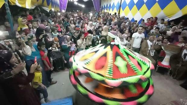 شعبية المنيا تتألق فى جلسات الدوار بقرية العمارية الشرقية  بقرى حياة كريمه بديرمواس