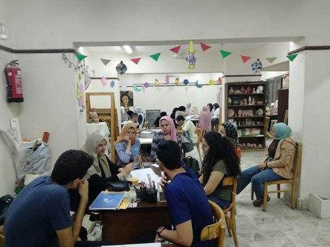 كورسات رسم لطلبة الثانوية العامة وعروض سينما بثقافة المنيا 