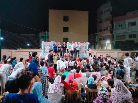 حضور منقطع النظير في العرض الثالث لمحطة مصر بمركز شباب قرية الحلواصي