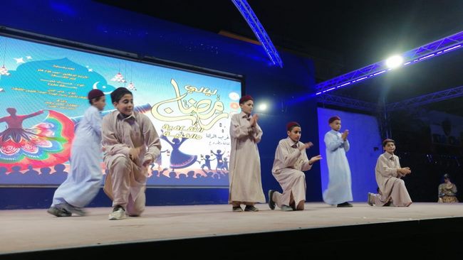 عروض فنية وكورال أطفال في ليالي رمضان بمطروح