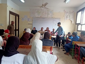 قرية السلطان حسن بالمنيا تستقبل فعاليات برنامج المواطنة لتعزيز الهوية 