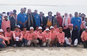 أطفال المحافظات الحدودية في زيارة ميدانية لمحمية الزرانيق ضمن مشروع 