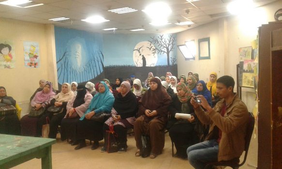 ورش فنية للمرأة والطفل بثقافة القليوبية