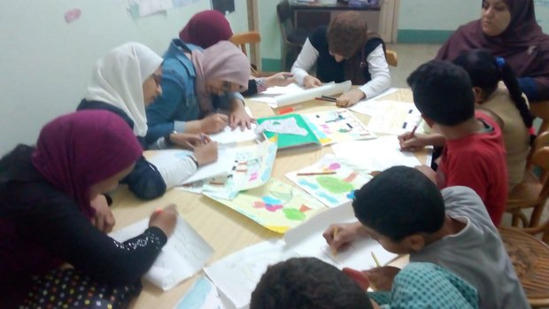 ورش تطريز ومحو أمية بثقافة دمياط   