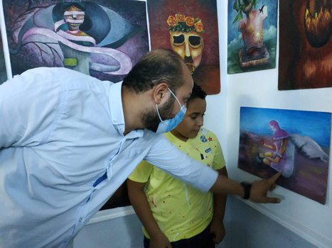 23 فنانا في افتتاح معرض قصور الثقافة للفنون التشكيلية بالغربية