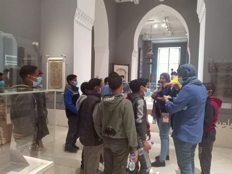 أطفال مطروح فى ضيافة متحف الفن الإسلامى