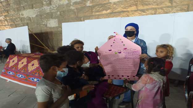 حكاية فانوس في أولى فعاليات ثقافة الطفل في ليالي رمضان بسور القاهرة الشمالي 