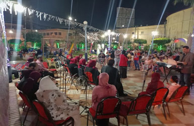 فرقة الموسيقي العربية للتمكين الثقافي تتألق في كفر الشيخ. 