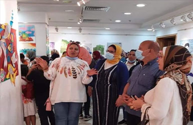 معرض فني لأطفال ومواهب الأنفوشي في 