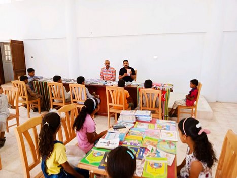 مشروع كتاب القرية بمدينة أبورديس بجنوب سيناء