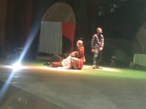 "الدبلة" على مسرح قصر ثقافة بني سويف 