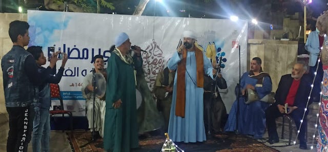السيرة الهلالية ومسيرة سيد حجاب في ثاني ليالي رمضان بالحديقة الثقافية