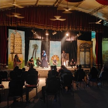 "صباحية مباركة" عرض مسرحي بقصر ثقافة بهتيم بالقليوبية