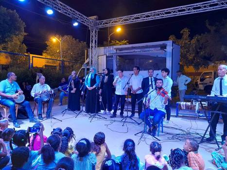 عروض موسيقى عربية وعرائس بقرية الطيباب لثقافة أسوان  