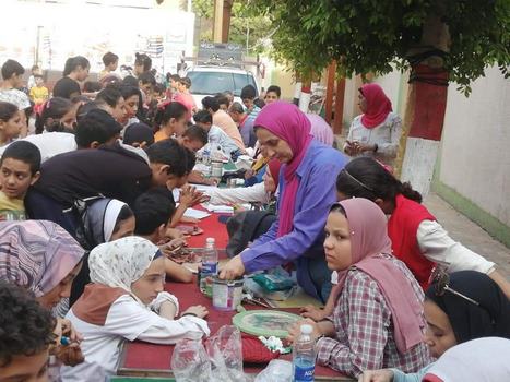 تفاعل أبناء وأهالي طحانوب بشبين القناطر مع عروض التنورة التراثية 