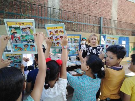 تسابق أطفال قرية الحسينية علي مجلة قطر الندي بمبادرة حياة كريمة    