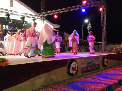 الدبكة السيناوي والتحطيب يتألقان بفعاليات مهرجان الإسماعيلية الدولى للفنون الشعبية 