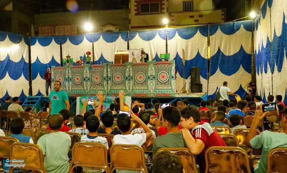 مسرح المواجهة والتجوال يصل قرية حنون بمحافظة الغربية وسط حضور جماهيري كبير