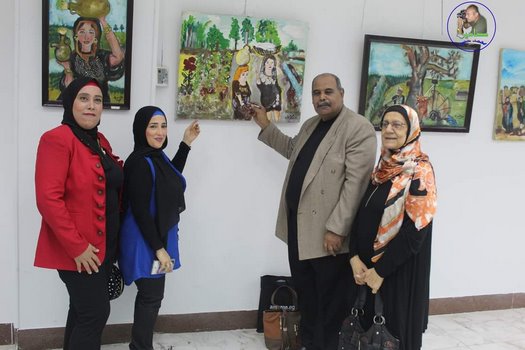 افتتاح معرض رحلة إلى الريف المصرى بثقافة بورسعيد 