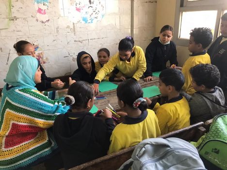 قصر الطفل بجاردن سيتي يواجه تغير المناخ مع تلاميذ مدرسة فاطمة الزهراء