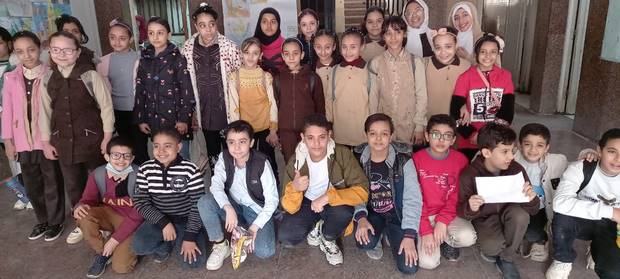 أنشطة ثقافية وفنية لطلاب مدرسة السلام بثقافة أحمد بهاء الدين  