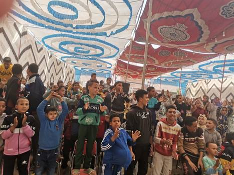 ورش وعروض فنية ضمن فعاليات قصور الثقافة بمبادرة "أنت الحياة" بقرية المعصرة بالمنيا 