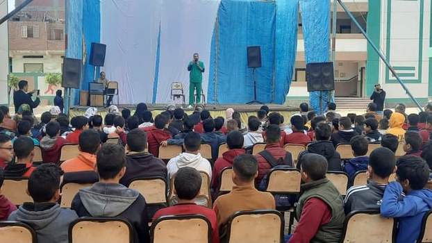 ضمن مبادرة حياة كريمة.. قرى الغربية تشهد مسرحية "١٠١ عزل"