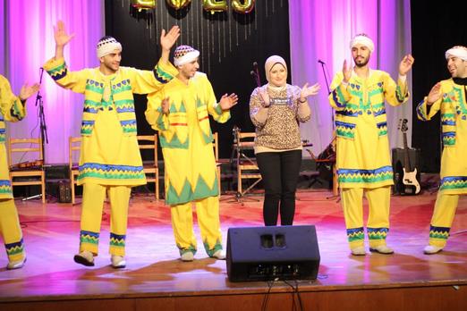 بابا نويل وموسيقى عربية فى احتفالات المركز الثقافي بطنطا بأعياد الكريسماس