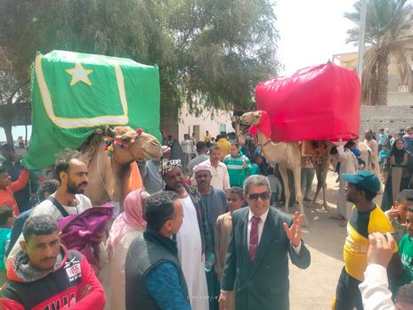 قصور الثقافة توثق جولة المحمل في احتفالات أهالي القصير بالنصف من شعبان 