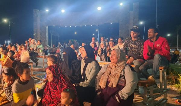 ممشى أهل السويس يستقبل إنشاد الشرقية في ليالي رمضان 