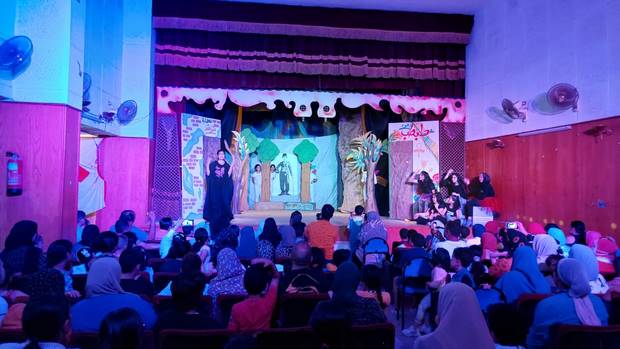 "طبطب وشرشر والعصافير" عرض مسرحي للأطفال بقصر ثقافة فارسكور 