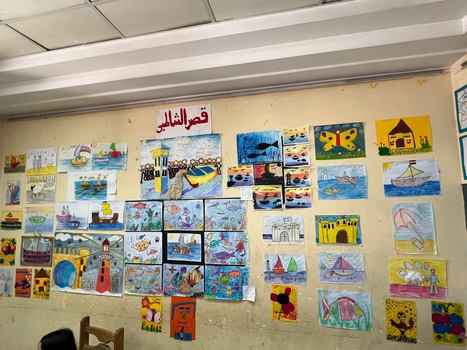 70 عملا فنيا لأطفال الثغر في العيد القومي للمحافظة 