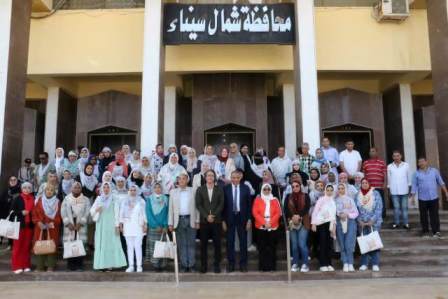 المشروعات القومية ودورها في استقرار سيناء ضمن نقاشات ملتقى فتيات "أهل مصر" بالعريش