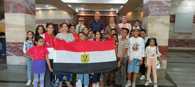مصر وفلسطين عبر العصور في يوم ثقافي فني لأطفال بشاير الخير بالأنفوشي 
