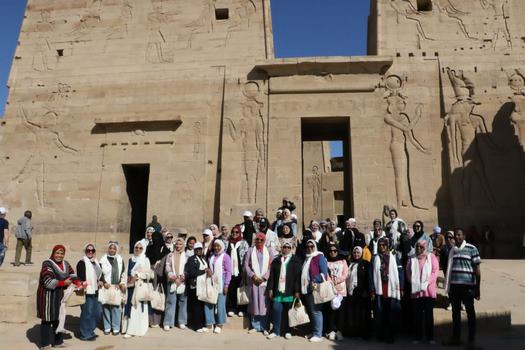 معابد فيلة والسد العالي ورمز الصداقة في آخر جولات ملتقى "أهل مصر" بأسوان 