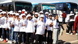 في انطلاق الأسبوع 29 لمشروع "أهل مصر" 200 طفل من المحافظات الحدودية في زيارة لمصنع "كيما 2" بأسوان