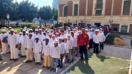 أطفال "أهل مصر" في زيارة لقصر عائشة فهمي بالقاهرة  