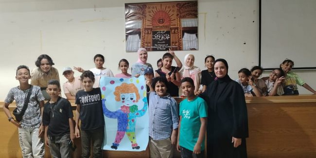 أتوبيس الفن الجميل يواصل جولاته للأطفال بزيارة إلى قصر الأمير محمد علي