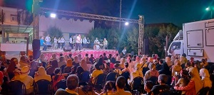 إقبال وتفاعل كبير مع عروض الثقافة بالمسرح المتنقل بقرية البوصيلي بالبحيرة