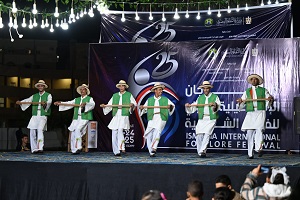 حديقة الخالدين ونادي الدنفاه يستقبلان آخر عروض مهرجان الإسماعيلية الدولي للفنون الشعبية