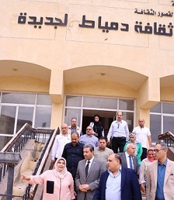 جولة ميدانية للشهابي واللبان لمتابعة تطوير قصور الثقافة في دمياط 