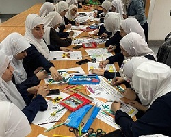 جولة لطالبات المعاهد الأزهرية بالمتحف القومي للحضارة المصرية ضمن أنشطة قصور الثقافة 