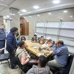 مسابقات رياضية وورش متنوعة لأطفال المحافظات الحدودية ضمن مشروع "أهل مصر" بشمال سيناء 