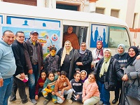 مسرح عرائس وورش فنية بالمشروع الثقافي للمناطق الجديدة الآمنة في سندوب بالدقهلية 