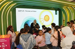 أطفال روضة السيدة زينب في ضيافة معرض الكتاب ضمن جولات المشروع الثقافي للمناطق الجديدة الآمنة 