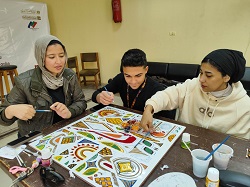 بتصميمات عن معالم المحافظة.. استمرار فعاليات مشروع 