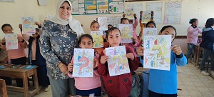 أنشطة المسرح المتنقل تصل قرية بنجر 20 ببرج العرب ضمن مبادرة حياة كريمة