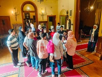 جولة للأطفال بمتحف ركن فاروق ضمن أنشطة أتوبيس الفن الجميل